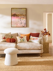 Orange Pumpkin Bobble Cushion - Image 4 of 9