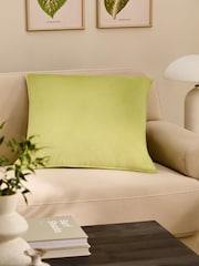 Green 59 x 59cm Matte Velvet Cushion - Image 1 of 5