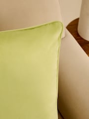 Green 59 x 59cm Matte Velvet Cushion - Image 2 of 5