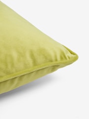 Green 59 x 59cm Matte Velvet Cushion - Image 5 of 5