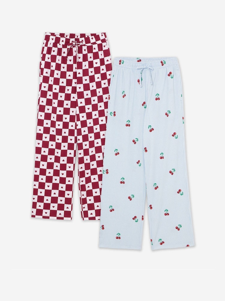 Simply Be Pretty Secrets Pyjamas Bottoms 2 Pack - Imagen 5 de 5