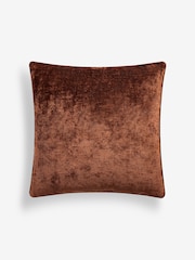 Orange 59 x 59cm Camilla Chenille Cushion - Image 4 of 5