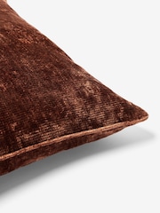 Orange 59 x 59cm Camilla Chenille Cushion - Image 5 of 5