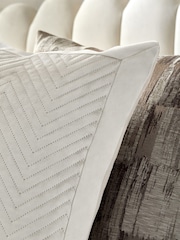 Natural 59 x 59cm Madison Velvet Cushion - Image 3 of 6