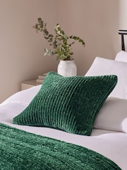 Green Nellie Chunky Chenille Cushion - Image 1 of 5