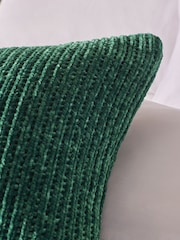 Green Nellie Chunky Chenille Cushion - Image 2 of 5