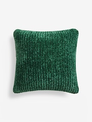 Green Nellie Chunky Chenille Cushion - Image 3 of 5