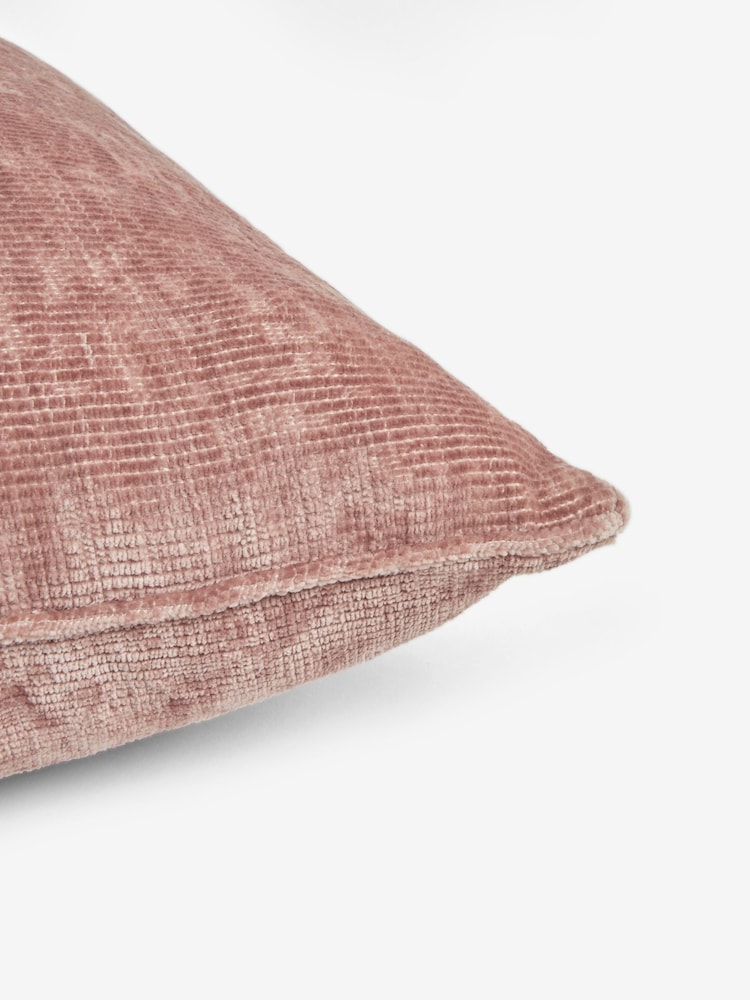 Pink Camilla Chenille Cushion - Image 5 of 5