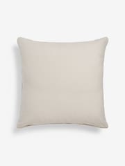 Greige Waffle Woven Cushion - Image 4 of 5