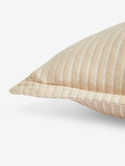 Greige Muslin 100% Cotton Cushion - Image 4 of 5