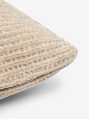 Natural Nellie Chunky Chenille Cushion - Image 4 of 4