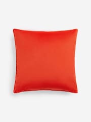 Red 59 x 59cm Matte Velvet Cushion - Image 4 of 5