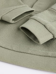 Khaki Green Baby Top And Joggers Set - Image 11 of 15