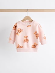 Neutral Bear Baby Sweatshirt And Leggings 2 Piece Set - Image 3 of 13