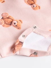 Neutral Bear Baby Sweatshirt And Leggings 2 Piece Set - Image 9 of 13