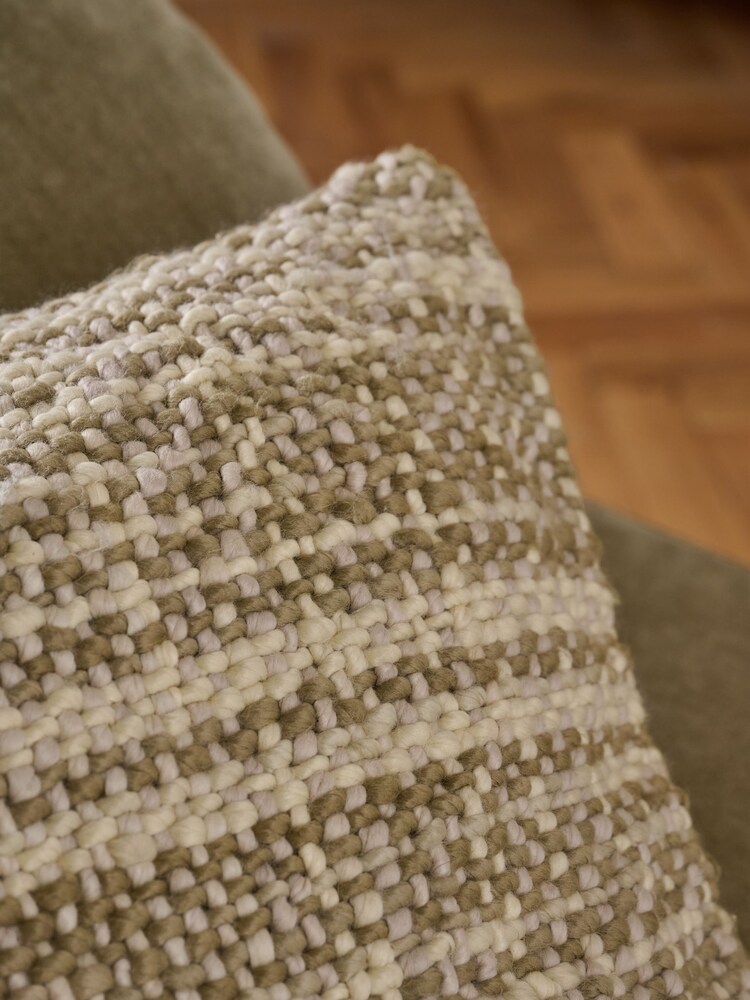 Natural Marla Wool Cushion - Image 2 of 5