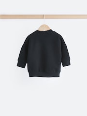 Black/White Bear Baby Sweatshirt and Joggers Set - Image 10 of 16