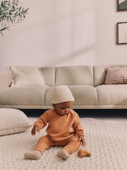 Dusty Orange Baby Sweatshirt And Leggings Set - Image 3 of 12