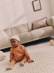 Dusty Orange Baby Sweatshirt And Leggings Set - Image 4 of 12