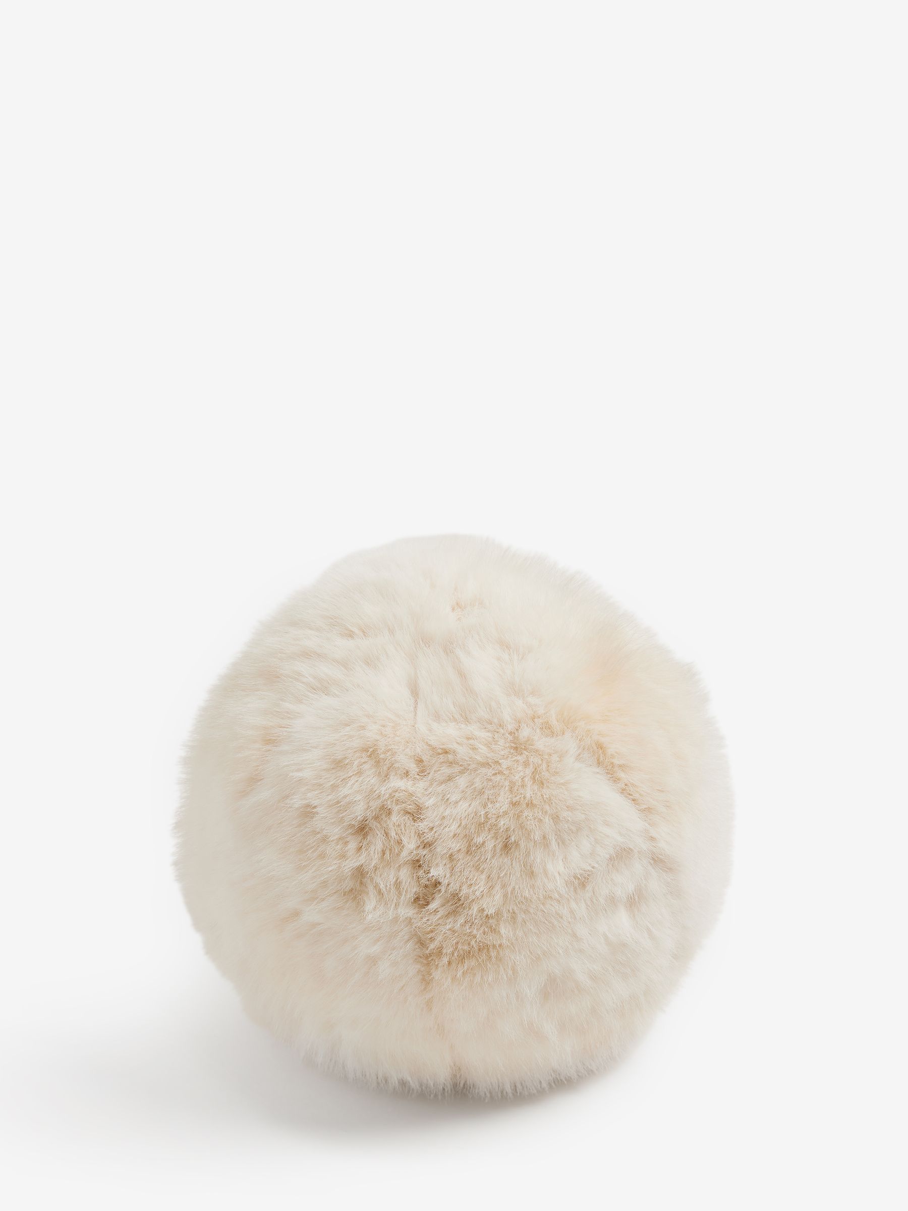Round Ivory Buy CUSHION BALLON MOUTON 【新品同様】FRANCKMULLER Lou Africa South Next from Cushion Fur Faux クッション・座布団