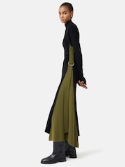 Jigsaw Black D Ring Knitted Dress - Image 3 of 7