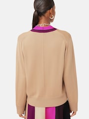 Jigsaw Cream Contrast Cardigan - Image 5 of 7