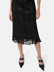 Jigsaw Textured Check Midi Dress - Image 6 of 7