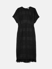 Jigsaw Textured Check Midi Dress - Image 7 of 7