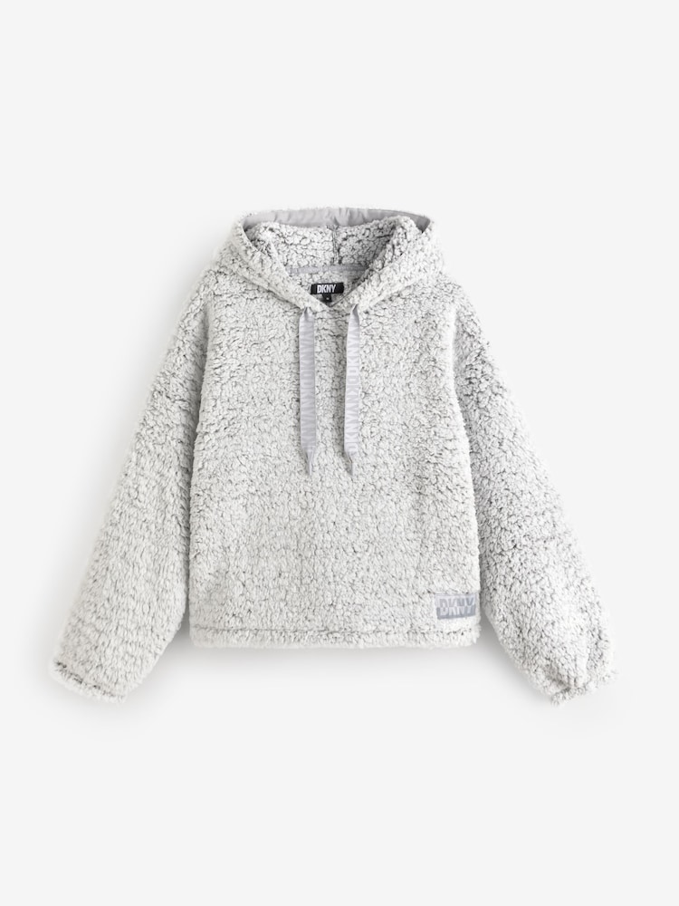 DKNY Sherpa Fleece Hoodie and Jogger Lounge Pyjamas Set - صورة 2 من 3