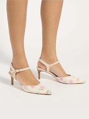 Dune London Natural Cultivated Court Shoes - Image 1 of 6