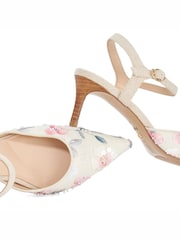 Dune London Natural Cultivated Court Shoes - Image 4 of 6