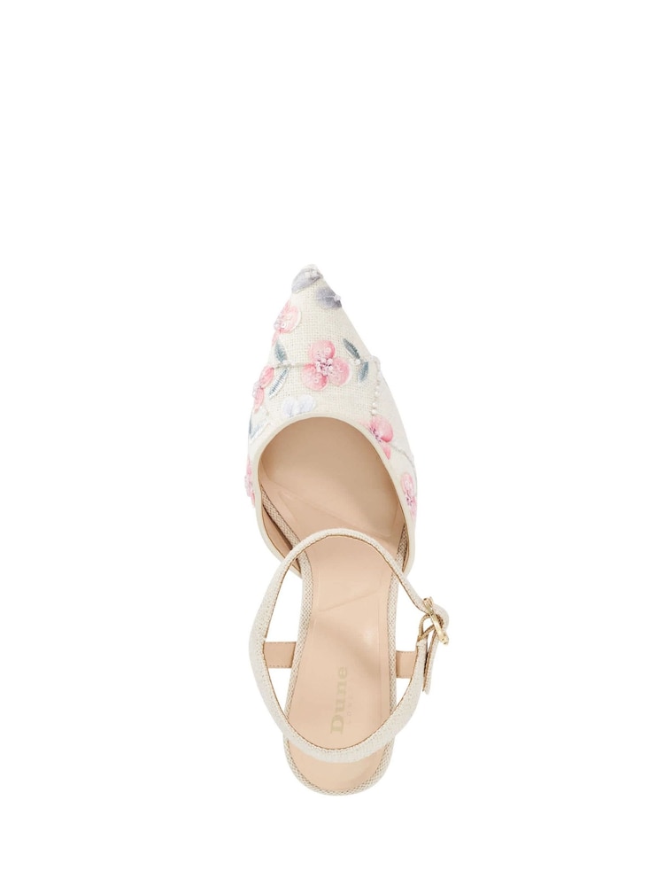 Dune London Natural Cultivated Court Shoes - Image 6 of 6