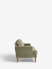 Soft Velvet Sage Green Murphy Compact 2 Seater Sofa In A Box - Image 6 of 9