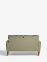 Soft Velvet Sage Green Murphy Compact 2 Seater Sofa In A Box - Image 7 of 9