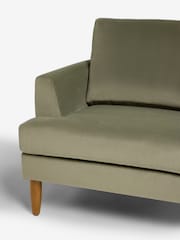 Soft Velvet Sage Green Murphy Compact 2 Seater Sofa In A Box - Image 8 of 9