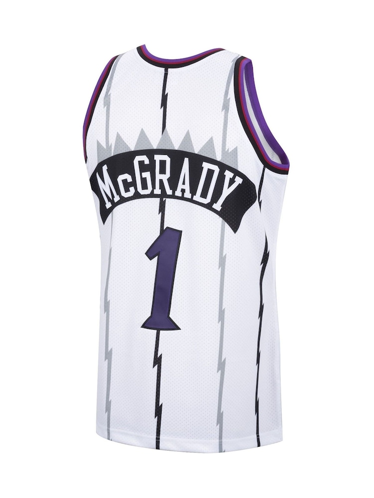 Fanatics NBA Toronto Raptors Tracy McGrady 1998 Hardwood Classics Home Swingman White Jersey - Image 2 of 2