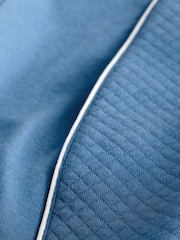 Lauren Ralph Lauren Blue Shawl Collar Robe Dressing Gown - Image 4 of 4