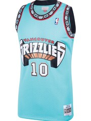 Fanatics Green NBA Vancouver Grizzlies Mike Bibby 1998 Hardwood Classics Road Swingman Jersey - Image 2 of 3