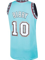 Fanatics Green NBA Vancouver Grizzlies Mike Bibby 1998 Hardwood Classics Road Swingman Jersey - Image 3 of 3