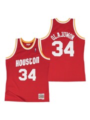 Fanatics Red NBA Houston Rockets Hakeem Olajuwon 1993-94 Hardwood Classics Road Swingman Jersey - Image 1 of 3