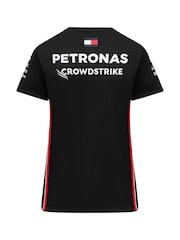 Fanatics Mercedes AMG Petronas F1 2023 Team Driver Black T-Shirt Womens - Image 3 of 3