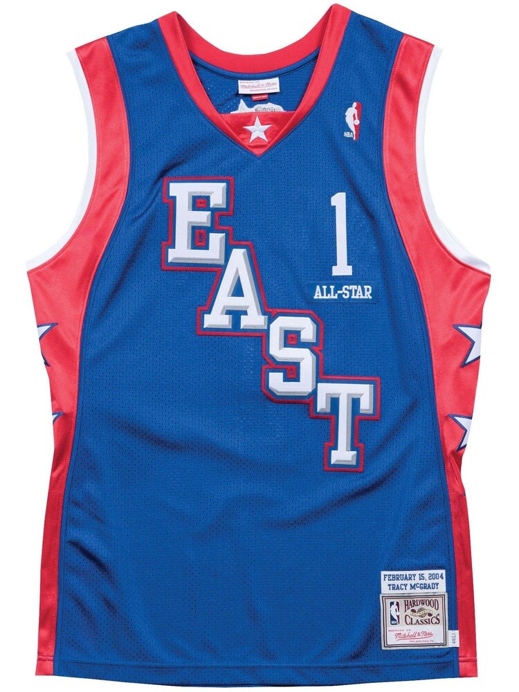 Fanatics Blue NBA Tracy McGrady 2004 All-Star Authentic Jersey - Image 2 of 3