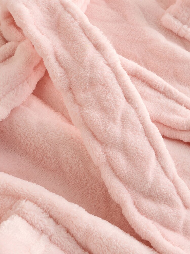 Lauren Ralph Lauren Pink Shawl Collar Long Robe Dressing Gown - Image 4 of 4