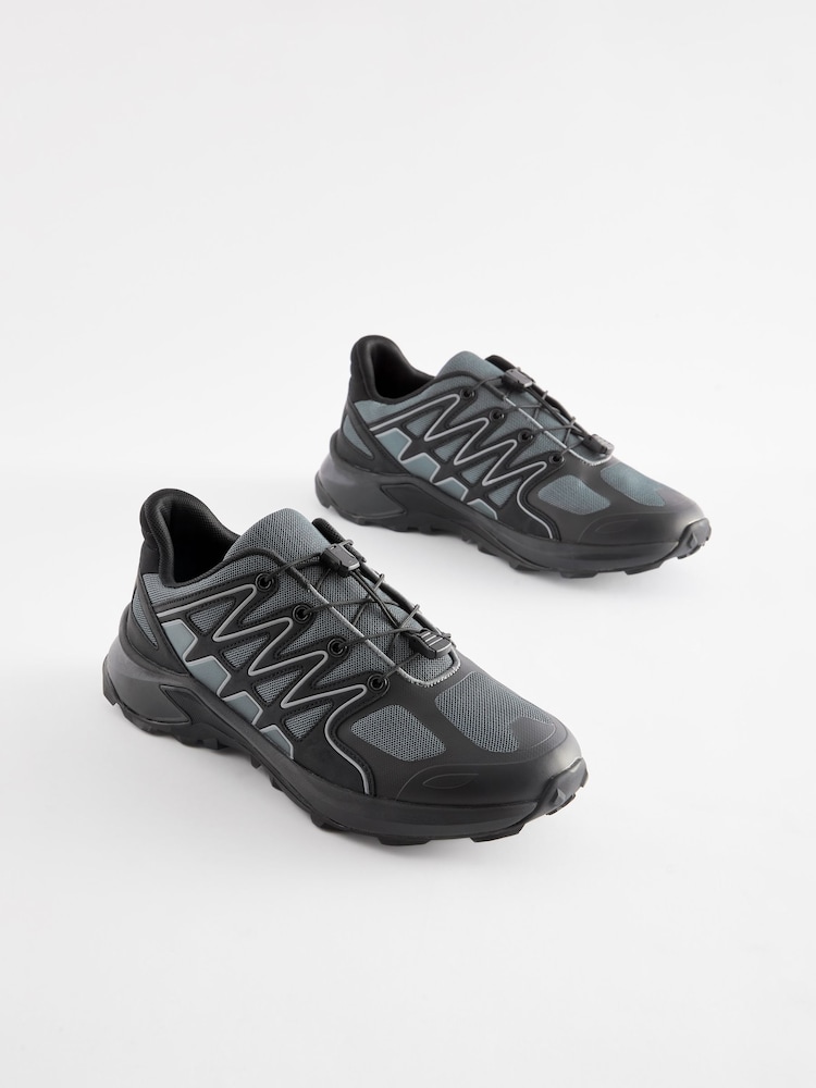 Black EDIT Tech Trainers - Image 2 of 6