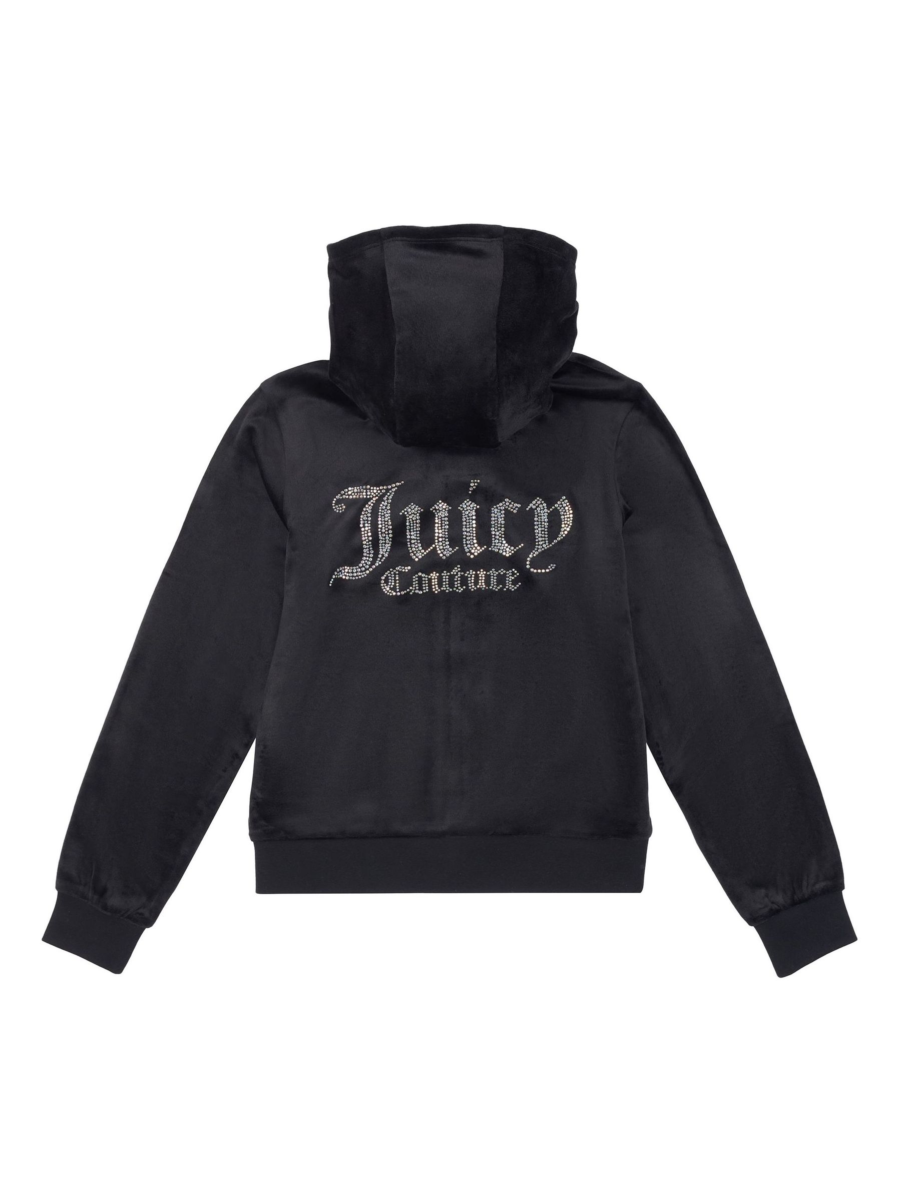 Buy Juicy Couture Black Diamanté Zip Through Hoodie from Next Norway