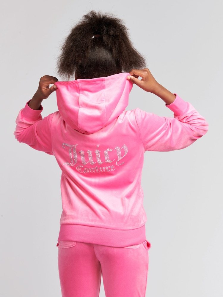 Толстовка на молнии со стразами Juicy Couture - Изображение 2 из 7