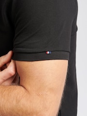 U.S. Polo Assn. Black Regular Fit Mens Player 3 Pique 100% Cotton Polo Shirt - Image 5 of 8