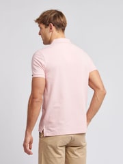 U.S. Polo Assn. Pink Regular Fit Pique 100% Cotton Polo Shirt - Image 2 of 9