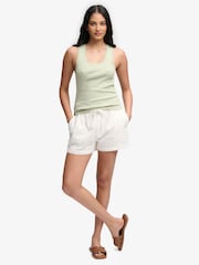 SUPERDRY Green Vintage Lace Trim Vest - Image 4 of 7