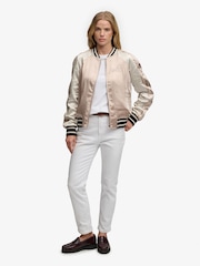 SUPERDRY Nude Suikajan Embroidered Bomber Jacket - Image 4 of 8